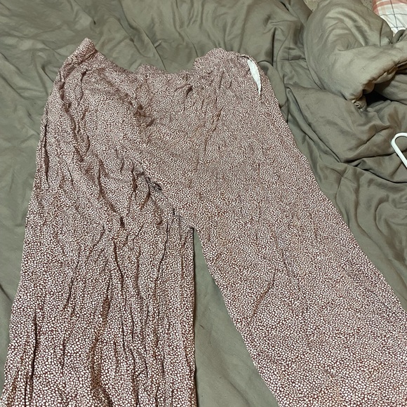 Thread & Supply Blush Patterned Wide Leg Pants - Picture 4 of 4